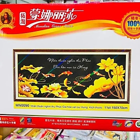 Mua Tranh thêu chữ thập  tranh thêu kín Gia hòa vạn sự hưng MN0090