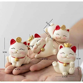 Mua SET 4 MÈO THẦN TÀI MAY MẮN DỄ THƯƠNG