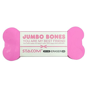 Gôm Stacom Jumbo Bones Lớn ER106 - Màu Hồng