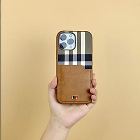 Ốp da kèm ví đựng thẻ Mentor VII cho iPhone 15 Pro Max - Hàng chính hãng - iP 15 Pro Max