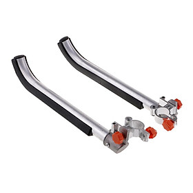 2Pcs Alloy Universal Adjustable Fishing Chair Armrest Parts Chair Mount