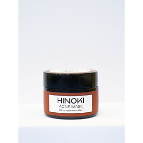 Mặt nạ giảm mụn, giảm sưng, gom cồi mụn và ngăn ngừa mụn Hinoki Acne Mask Zakka Naturals 40g