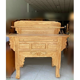 Mua Bàn thờ 2 tầng gỗ gõ đỏ với kiểu dáng cổ điển  họa tiết tinh xảo