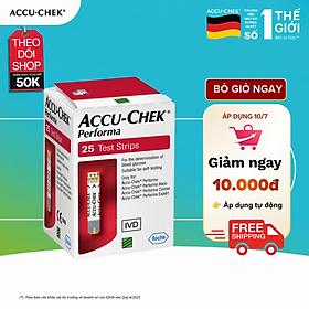 Hộp 25 Que Thử Đường Huyết ACCU-CHEK Performa
