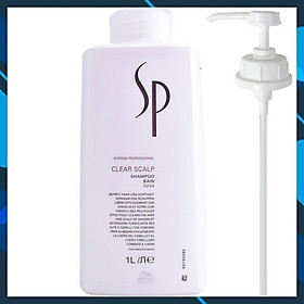 Dầu gội hỗ trợ điều trị gàu Wella SP System Professional Clear Scalp shampoo 1000ml