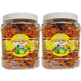 Combo 2 Hũ Thịt Khô Bò Loại Sợi Thương Hiệu Tân Lộc Phát - Mỗi Hũ 300G