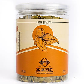 Hạt Bí XanhNhập Khẩu DK Harvest - 100% nguyên chất và không ướp muối - 250g