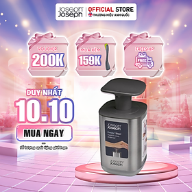 Mua Bình bơm xà phòng thông minh nhỏ gọn Joseph Joseph Presto Steel (Grey) - 002607