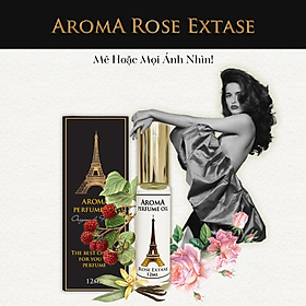 Aroma Rose Extase – Tinh Dầu Nước Hoa Pháp Dạng Lăn 12ml