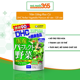 Viên Uống Tổng Hợp DHC Perfect Vegetable Premium Giúp Tiêu Hoá Tốt