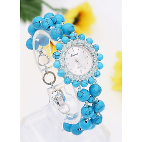 Đồng Hồ Nữ Đá Ngọc Lam Turquoise DHN18 Bảo Ngọc Jewelry