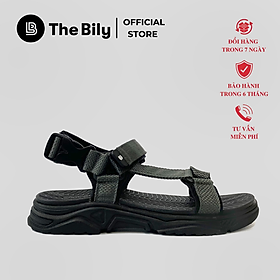 Giày Sandal Nam The Bily Quai Chéo - Màu Xám BL01X