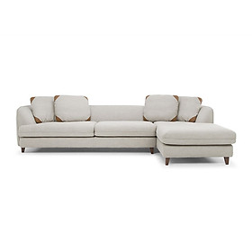 Ghế sofa góc trung bình Juno S701434 298 x 91/155 x 74 cm (Xám)