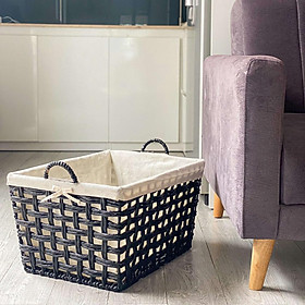 Giỏ lục bình đựng đồ VIETBAS có quai LBK_035