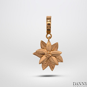 Hình ảnh Charm Bạc 925 Danny Jewelry hồng Hoa Trạng Nguyên PK015S Xi Rhodium/Vàng
