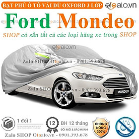 Bạt che phủ xe ô tô Ford Mondeo 3 lớp cao cấp