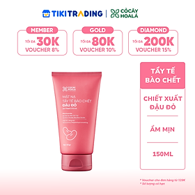 Cocayhoala Tẩy da chết đậu đỏ 2in1 150ml