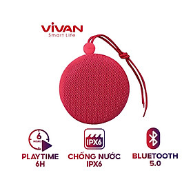 Mua Loa TWS Bluetooth Mini VIVAN VS2 Màu Sắc Hiện Đại Âm Thanh Sống Động Pin 1200mAh Chống Nước Hỗ Trợ Thẻ Nhớ SD - Hàng Chính Hãng