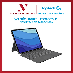 Bàn Phím Logitech Combo Touch For Ipad Pro 11inch 3RD GEN - Hàng Chính Hãng