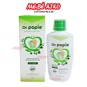 Nước tắm gội thảo dược dr papie