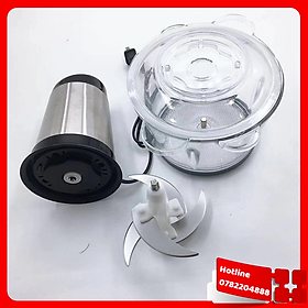 Mua Máy Xay Thịt Đa Năng Cối Inox 304 4 Lưỡi Đa Năng  Công Suất 250W- Xay Thịt  Xay Tỏi Ới  Xay Rau Củ Quả - Loại Tốt