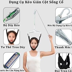 Dụng Cụ Kéo Giãn Cột Sống Cổ - Đai Treo Cổ Tại Nhà