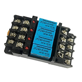 5A 24V DC Coil 250V AC Relay Terminal Block G6B-4BND with JY24H-K Relay Board Set