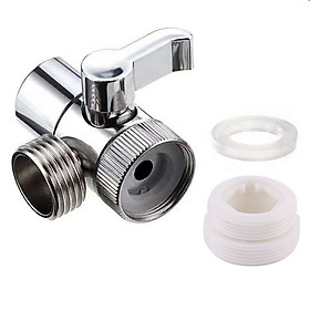 Mua Van chuyển hướng vòi  1 đầu vào và 2 đầu ra (bao gồm 2 bộ điều hợp bằng nhựa)