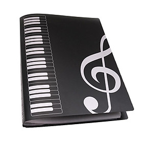 Student Music Score Folder Piano Sheet Music Folder for Piano Lovers 40 Page