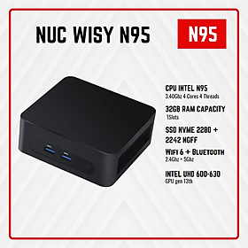 Mua Máy tính để bàn – Máy chủ Server – Mini PC – Intel NUC N95  gen 12th 2023  up to 3.4GHz ( Hàng chính hãng)