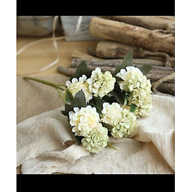 Hoa giả Cụm hoa cúc nhỏ trang trí nhà, cửa hàng, hoa cô dâu hoa cưới