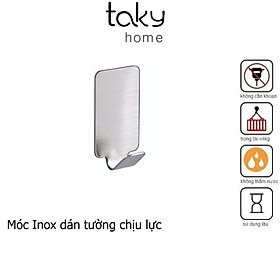 Móc Dán Tường Siêu Dính, Móc Treo Đồ Đa Năng, Móc Inox Siêu Chắc Chắn, Chịu Lực Tốt, Tiện Lợi,  Taky Home 2001-2002