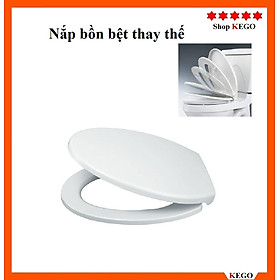 Mua Nắp bồn cầu nhựa trắng phù hợp thay thế các loại bồn cầu