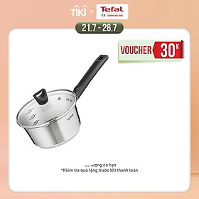 Quánh inox đế từ Tefal Simpleo B9052395 18cm - Hàng chính hãng