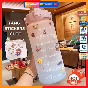 Mua bình nước 2 lít giảm giá 50% tặng kèm stecker và khay đá 36 viên khi mua 2 bình