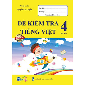 Sách - Combo Đề Kiểm Tra Toán và Tiếng Việt 4 - Học Kì 1