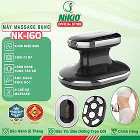 Máy Massage Bụng Cầm Tay Nikio NK-160 - Công Nghệ Sóng RF, EMS Giúp Săn Chắc Body