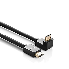 Cáp tín hiệu HDMI chuẩn 1.4 đầu bẻ góc 90 độ 2M màu Đen 103GK10121HD Hàng chính hãng