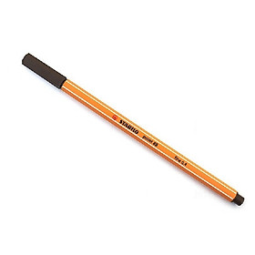 Bút kim màu Stabilo Point 88- 0.4mm - Nâu đen (88/65)