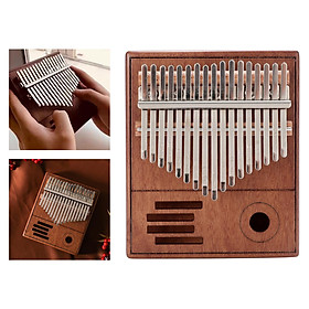 Wood Kalimba 17 Key Thumb Piano Finger Mbira Educational Keyboard Music Instruments for Kids