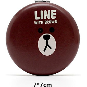 Gương mini Line Friends Chính Hãng