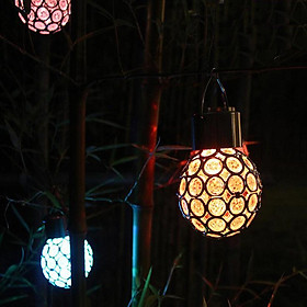 LED Solar Power Globe Glass Ball Lantern Lamp Color Changing Light
