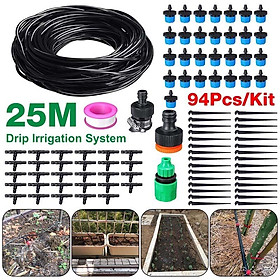 Hệ thống tưới nhỏ giọt tiết kiệm thông minh 25 chậu và đầy đủ phụ kiện