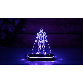 Mô Hình Đèn Led Iron Man Nhỏ