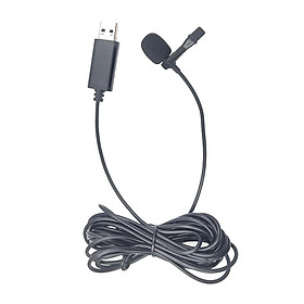 USB  Clip On Microphone Mic With Tie Collar Shirt Clip Omnidirectional