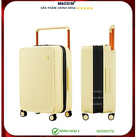 Vali cao cấp Macsim MiXi MSM9276 - Hàng loại 1 màu vàng ( 20 incher)