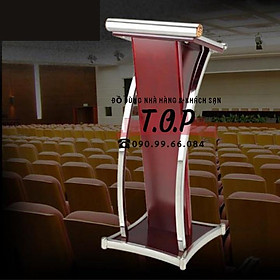 Mua Bục phát biểu khung inox thân gỗ  Bục đứng nói chuyện