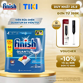 Viên Rửa Chén Bát Finish Powerball Quantum 64 viên