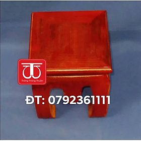 Mua Đôn vuông kê tượng gỗ hương.Kích thước: 20 18 14 12cm* cao10cm