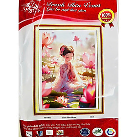 Mua Tranh thêu kín cô gái vs8872  kích thước 50 x 68 cm
